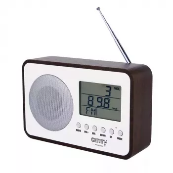 Tragbares Radio Camry CR 1153 — FM-Taschenradio mit LCD-Anzeige, Einzellautsprecher, automatischer digitaler Sendersuche, Gleichstrombetrieb