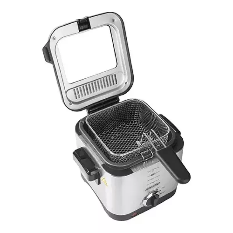 Fritteuse Mesko Home MS 4910 Single 1,5 L 900 W Schwarz Satinstahl