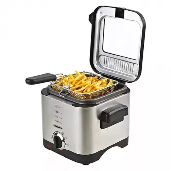 Fritteuse Mesko Home MS 4910 Single 1,5 L 900 W Schwarz Satinstahl