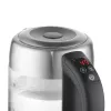 Adler AD 1247 Wasserkocher 1,7 l 2200 W Glaskorpus Edelstahlelemente Schwarz