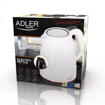 Elektro-Wasserkocher Adler AD 1277 1,7 l 2200 W Weiß