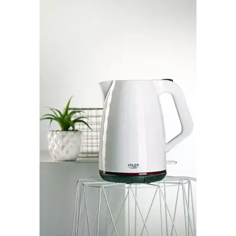 Elektro-Wasserkocher Adler AD 1277 1,7 l 2200 W Weiß