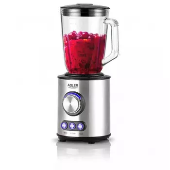 Tischmixer Adler AD 4078 Schwarz Edelstahl Transparent