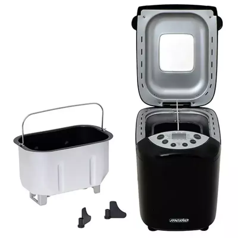 Brotbackautomat Mesko Home MS 6022 850 W Schwarz Digitaler Timer