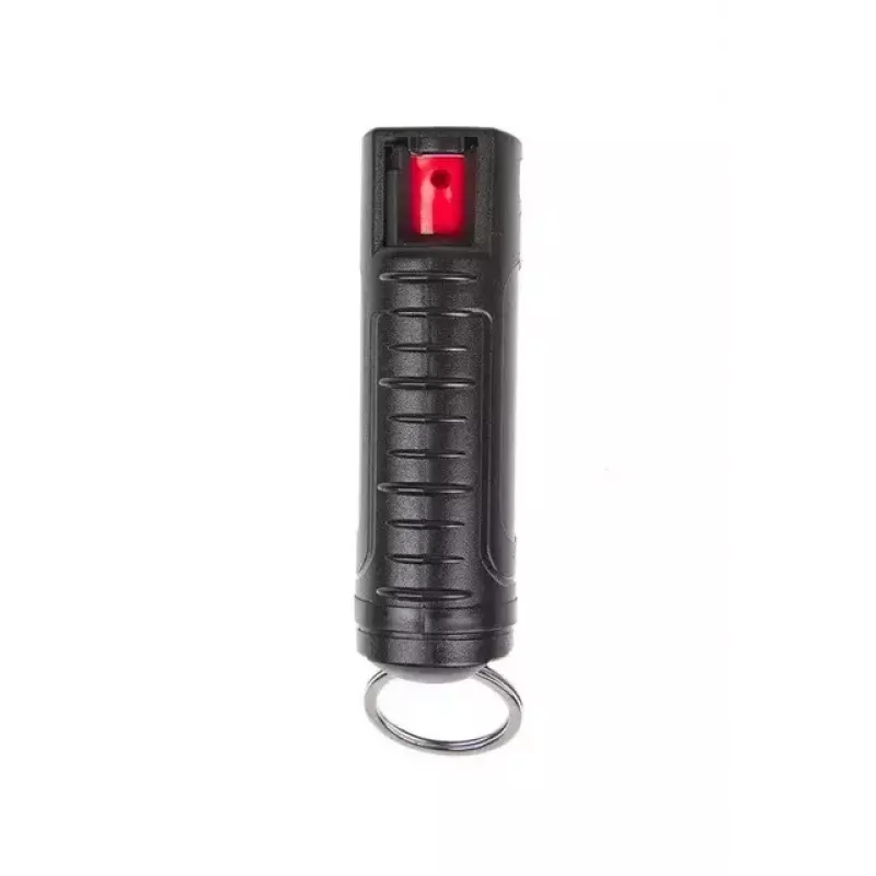 Persönliches Verteidigungs-Pfefferspray-Gel GUARD YC-10014, 20 ml, Gel, 2.000.000 SHU, schwarz, Schlüsselclip