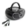 Tragbarer Ghettoblaster MANTA BBX007 mit Bluetooth 5.0, UKW-Radio (87,5–108 MHz), LCD, Teleskopantenne