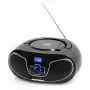 Tragbarer Ghettoblaster MANTA BBX007 mit Bluetooth 5.0, UKW-Radio (87,5–108 MHz), LCD, Teleskopantenne