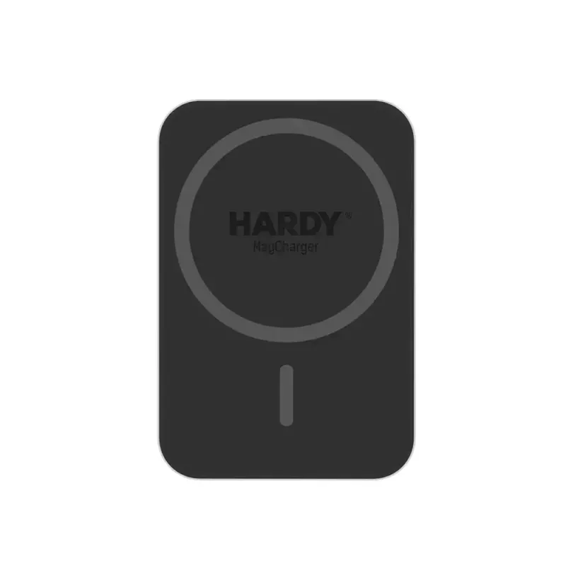 Auto-Wireless-Ladegerät 3MK HARDY MagCharger — Auto USB-C 5/9V, schnelles kabelloses Laden, Schwarz