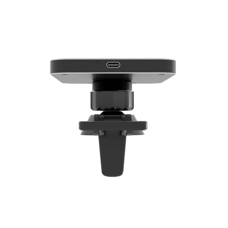 Auto-Wireless-Ladegerät 3MK HARDY MagCharger — Auto USB-C 5/9V, schnelles kabelloses Laden, Schwarz