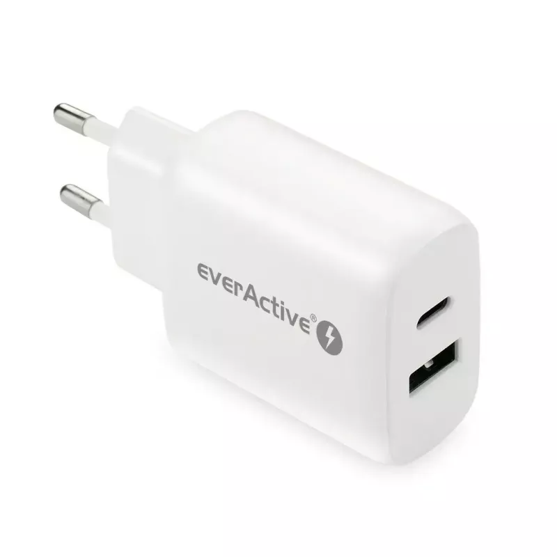 USB-C-Ladegerät everActive SC-370Q 25W QC3.0 USB-Schnellladung