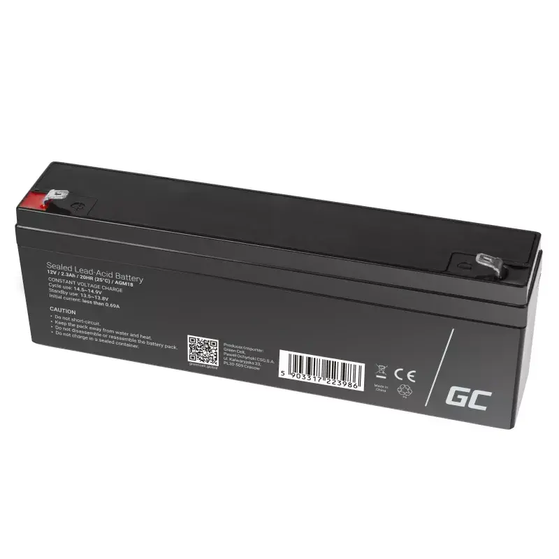 UPS-Batterie Grün Cell AGM18 12V 2,3Ah