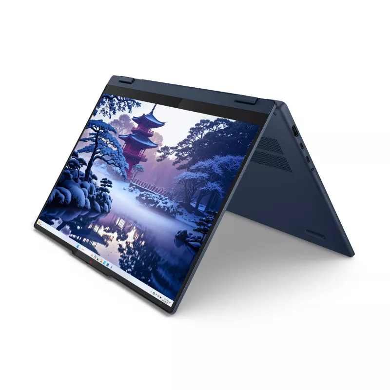 Lenovo IdeaPad 5 2-in-1 16IAL10 Intel Core Ultra 7 255U Hybrid (2-in-1) 40,6 cm (16 Zoll) Touchscreen WUXGA 32 GB LPDDR5x-SDRAM 1 TB SSD Wi-Fi 6 (802.11ax) Windows 11 Home Englisch Blau