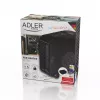 Ventilator-Heizlüfter Adler AD 7725B, 2000 W, 2 Leistungsstufen, einstellbarer Thermostat, schwarz