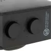 Ventilator-Heizlüfter Adler AD 7725B, 2000 W, 2 Leistungsstufen, einstellbarer Thermostat, schwarz