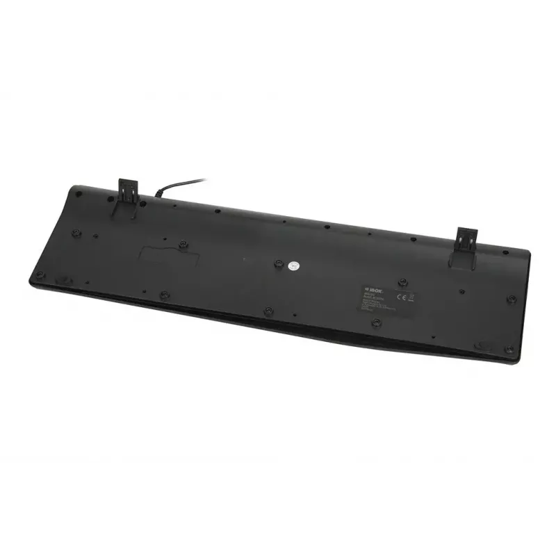 Kabelgebundene USB-Tastatur IBOX Eris IKC2010B – Full-Size 105 Tasten, USB, wasserabweisend, schwarz