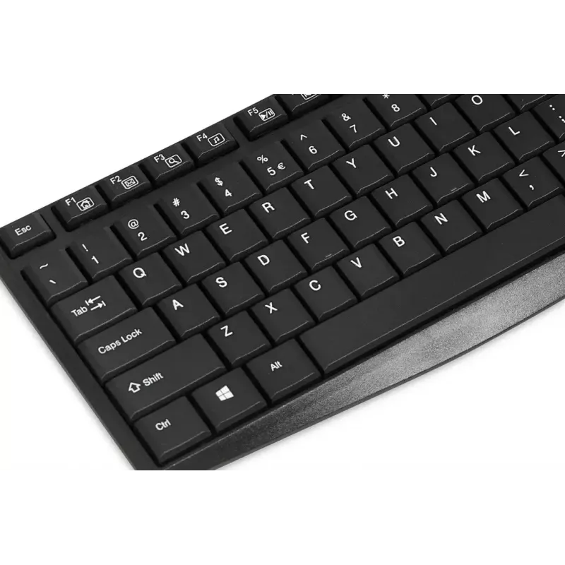 Kabelgebundene USB-Tastatur IBOX Eris IKC2010B – Full-Size 105 Tasten, USB, wasserabweisend, schwarz