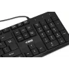 Kabelgebundene USB-Tastatur IBOX Eris IKC2010B – Full-Size 105 Tasten, USB, wasserabweisend, schwarz