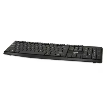 Kabelgebundene USB-Tastatur IBOX Eris IKC2010B – Full-Size 105 Tasten, USB, wasserabweisend, schwarz