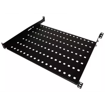 Rack shelf Alantec SA-P-19-1U-550-4-C-02 Schwarz Steel 19 inch 550 mm