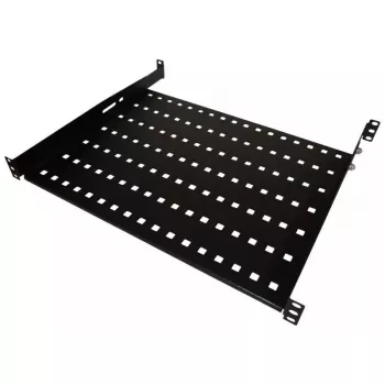 Rack shelf Alantec SA-P-19-1U-550-4-C-02 Schwarz Steel 19 inch 550 mm