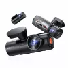 Dashcam VANTRUE N4 PRO 3-Kanal-Dashcam, Hauptkamera 3840×2160, 165° vorne, 160° Innenraum, GPS, Wi‑Fi, IPS-Anzeige, MicroSD bis zu 512GB