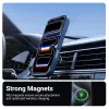 Schutzhülle MagSafe Handyhülle Crong Hybrid Matte Magnetic für iPhone 17 Pro – PC + TPU, Transluzentes Navy