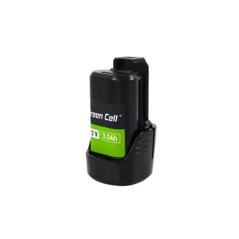 Akkuschrauber Akku Grün Cell PTBO12V3 — Li‑Ion 3 Ah, Maße 5,1×4,7×8,6 cm