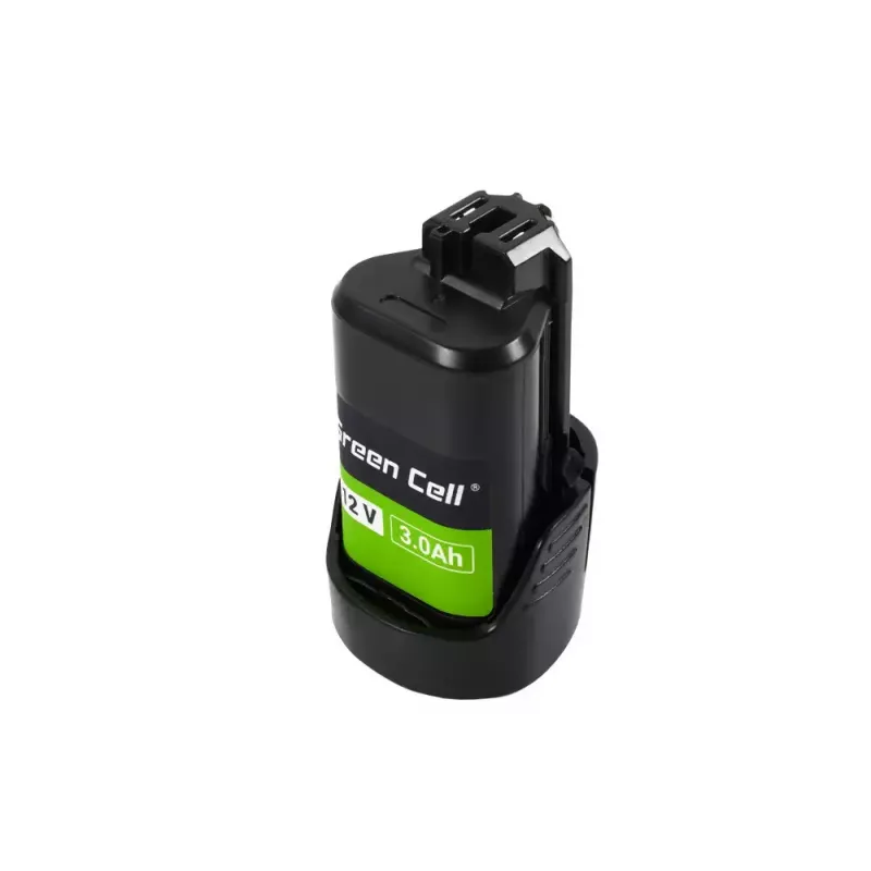 Akkuschrauber Akku Grün Cell PTBO12V3 — Li‑Ion 3 Ah, Maße 5,1×4,7×8,6 cm