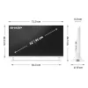 Sharp LC-32HF2265EW 81,3 cm (32 Zoll) HD Smart TV WLAN Weiß
