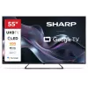 Sharp 55HP6265E TV 139,7 cm (55 Zoll) 4K Ultra HD Smart-TV Wi-Fi Schwarz