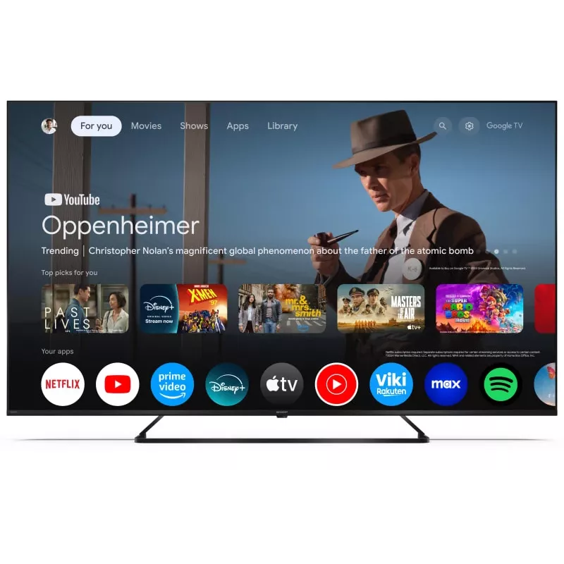 Sharp 55HP6265E TV 139,7 cm (55 Zoll) 4K Ultra HD Smart-TV Wi-Fi Schwarz