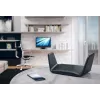 NETGEAR Nighthawk AXE7800 WiFi-Router (RAXE300), Wi-Fi 6 (802.11ax), Tri-Band (2,4 GHz / 5 GHz / 5 GHz), Ethernet LAN, Schwarz, Tragbarer Router