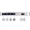 StarTech.com USB-C & USB-A Dock - Dual-Monitor 4K 60Hz Dock DisplayPort + HDMI - Hybride USB 3.0 Dockingstation für USB-C- oder USB-A-Laptops - 6x USB Typ-A, GbE - USB 3.1 Gen 1 - Mac/Windows