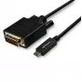 StarTech.com 10ft (3m) USB-C-auf-DVI-Kabel – 1080p (Single Link) USB Type-C (DP Alt Mode HBR2) auf DVI-Digital-Video-Adapterkabel – Funktioniert mit Thunderbolt 3 – Laptop an DVI-Monitor/Anzeige