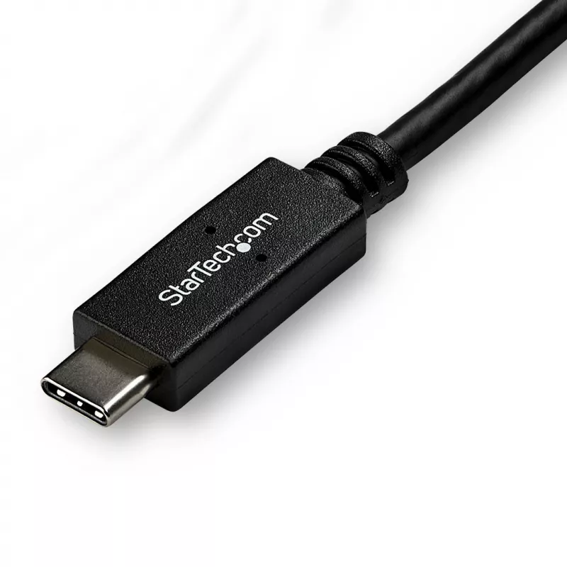 StarTech.com 10ft (3m) USB-C-auf-DVI-Kabel – 1080p (Single Link) USB Type-C (DP Alt Mode HBR2) auf DVI-Digital-Video-Adapterkabel – Funktioniert mit Thunderbolt 3 – Laptop an DVI-Monitor/Anzeige