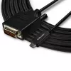 StarTech.com 10ft (3m) USB-C-auf-DVI-Kabel – 1080p (Single Link) USB Type-C (DP Alt Mode HBR2) auf DVI-Digital-Video-Adapterkabel – Funktioniert mit Thunderbolt 3 – Laptop an DVI-Monitor/Anzeige