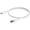 StarTech.com 3 Fuß (1m) Robustes weißes USB-A-auf-Lightning-Kabel – Schwerlast-Rugged-Aramidfaser-USB-Typ-A-auf-Lightning-Lade-/Sync-Netzkabel – Apple MFi-zertifiziert iPad/iPhone 12