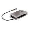StarTech.com USB-C Multiport-Adapter, 4K 60Hz HDMI 2.0b, HDR, USB 3.2 Gen 2 10Gbps Hub (2xUSB-C, 1xUSB-A), 100W PD Pass-Through, Mini Travel Dock, 12 Zoll/30cm Kabel, Laptop Dockingstation