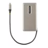 StarTech.com USB-C Multiport-Adapter, 4K 60Hz HDMI 2.0b, HDR, USB 3.2 Gen 2 10Gbps Hub (2xUSB-C, 1xUSB-A), 100W PD Pass-Through, Mini Travel Dock, 12 Zoll/30cm Kabel, Laptop Dockingstation