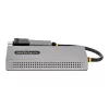 StarTech.com USB-zu-Dual-HDMI-Adapter, USB-A/C auf 2x HDMI-Displays (1x 4K30Hz, 1x 1080p), integrierter USB-A-auf-C-Dongle, 11-cm-Kabel, USB-3.0-zu-HDMI-Display-Adapter, Windows & macOS