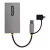StarTech.com USB-zu-Dual-HDMI-Adapter, USB-A/C auf 2x HDMI-Displays (1x 4K30Hz, 1x 1080p), integrierter USB-A-auf-C-Dongle, 11-cm-Kabel, USB-3.0-zu-HDMI-Display-Adapter, Windows & macOS