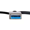StarTech.com USB-zu-Dual-HDMI-Adapter, USB-A/C auf 2x HDMI-Displays (1x 4K30Hz, 1x 1080p), integrierter USB-A-auf-C-Dongle, 11-cm-Kabel, USB-3.0-zu-HDMI-Display-Adapter, Windows & macOS