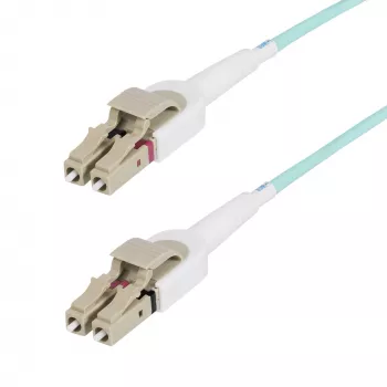 StarTech.com 5m (16.4ft) LC zu LC (UPC) OM4 umschaltbares Glasfaserkabel 50/125µm, 100G, werkzeugloser Polaritätswechsel, geringe Einfügedämpfung – LSZH-Glasfaser-Jumperkabel