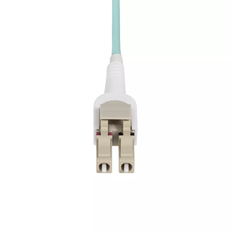 StarTech.com 5m (16.4ft) LC zu LC (UPC) OM4 umschaltbares Glasfaserkabel 50/125µm, 100G, werkzeugloser Polaritätswechsel, geringe Einfügedämpfung – LSZH-Glasfaser-Jumperkabel