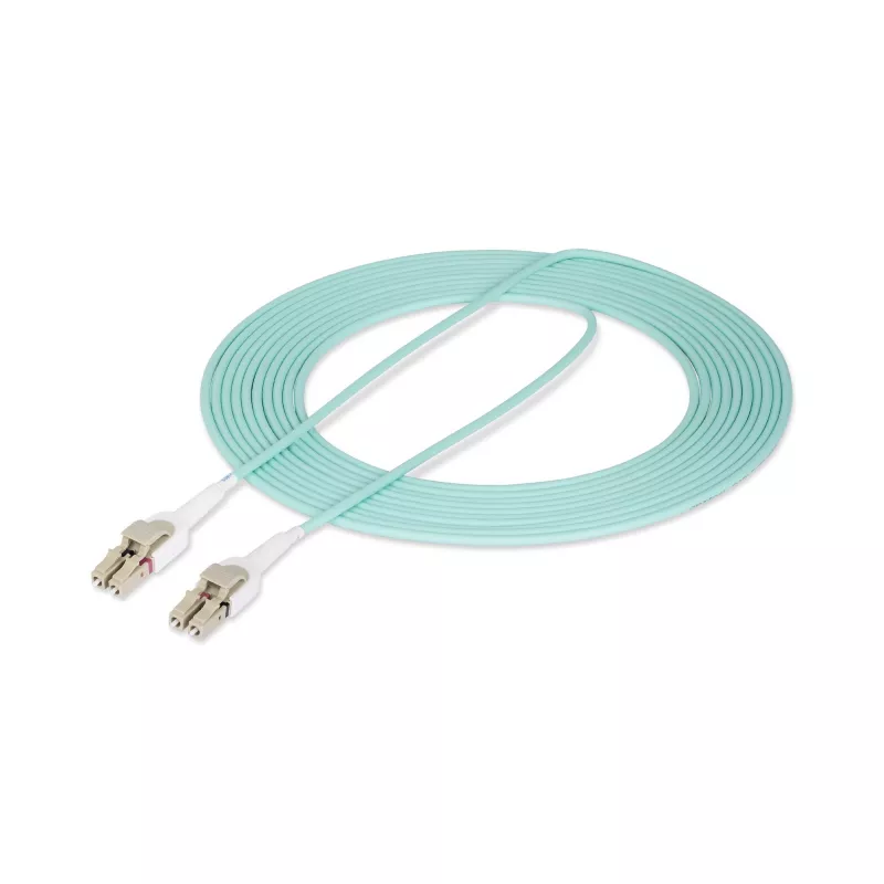 StarTech.com 5m (16.4ft) LC zu LC (UPC) OM4 umschaltbares Glasfaserkabel 50/125µm, 100G, werkzeugloser Polaritätswechsel, geringe Einfügedämpfung – LSZH-Glasfaser-Jumperkabel