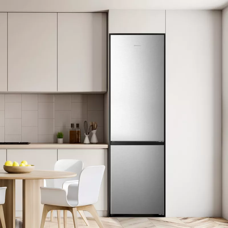 Hisense RB440N4ACA Freistehend 336 L Edelstahl