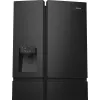 Hisense RS818N4TFC Side-by-Side-Kühlschrank Freistehend 632 L Schwarz, Edelstahl