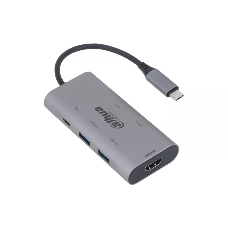 Dahua Technology 7-in-1 USB 3.1 Type-C auf USB 3.0 + HDMI + SD/TF + PD Dockingstation