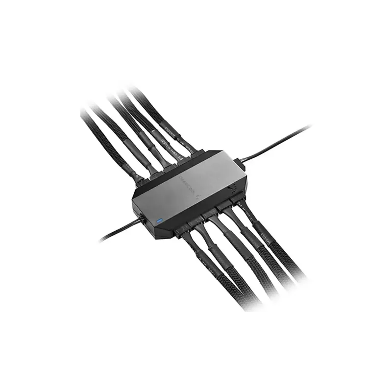 Lüftercontroller DeepCool FH-10, 4-Pin-Lüfteranschluss, schwarz, 80×46×15 mm