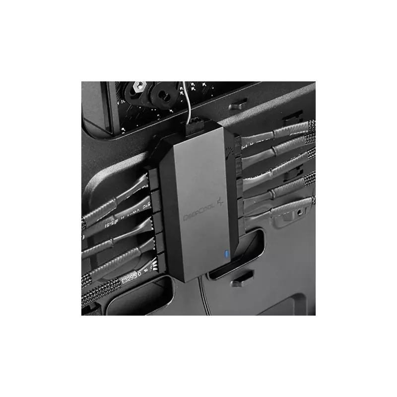 Lüftercontroller DeepCool FH-10, 4-Pin-Lüfteranschluss, schwarz, 80×46×15 mm
